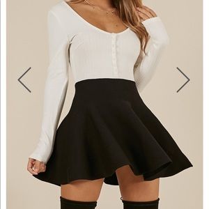 American Apparel Mini Flare Skirt